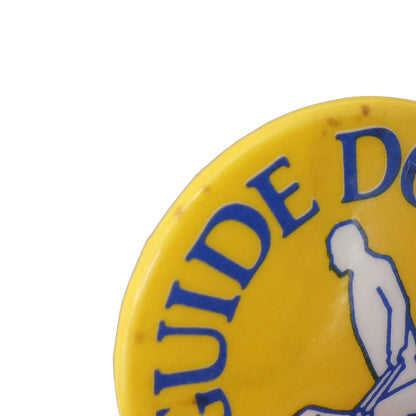 GUIDE DOGS 盲導犬 缶バッジ バッチ