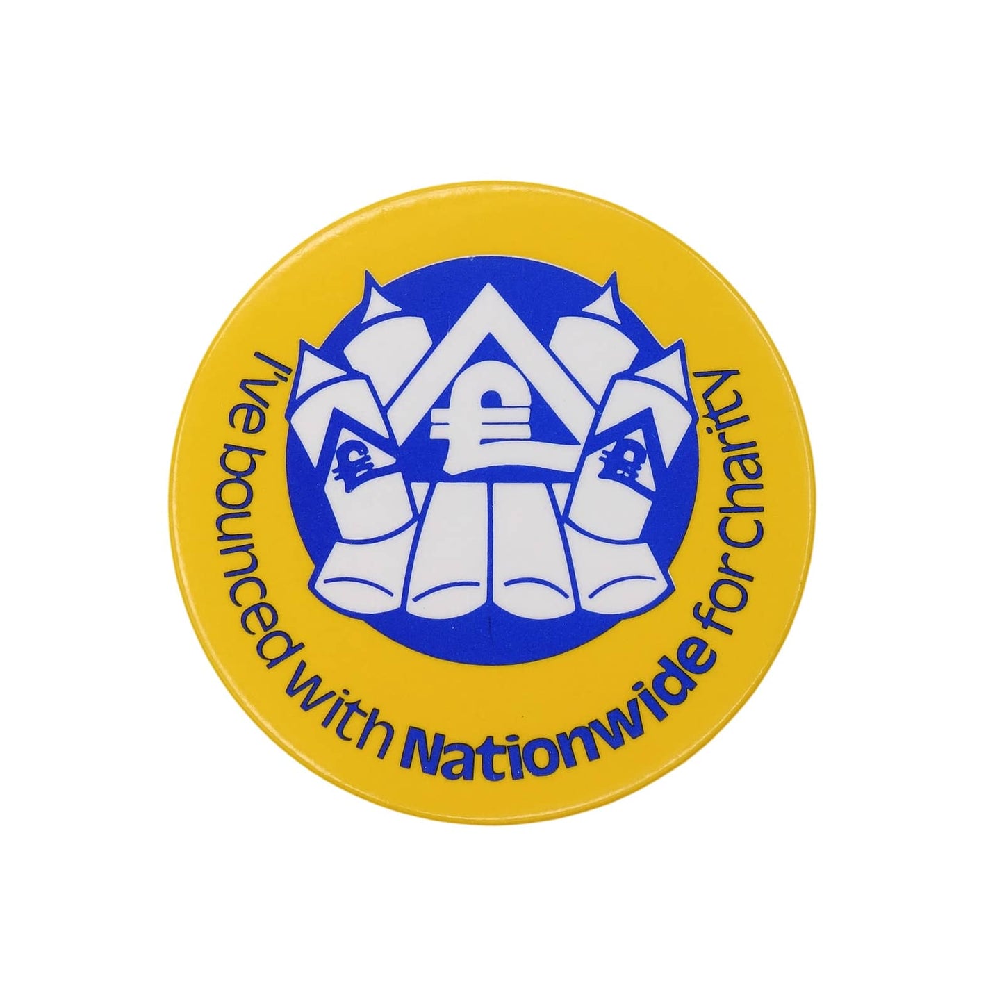 I've bounced with Nationwide for charity 缶バッジ バッチ
