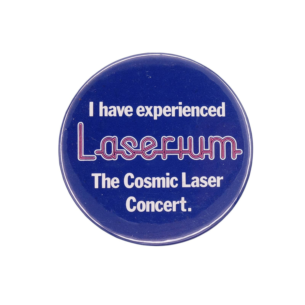 Laserium レザリアム・コンサート ヴィンテージ 缶バッジ 缶バッチ イギリス