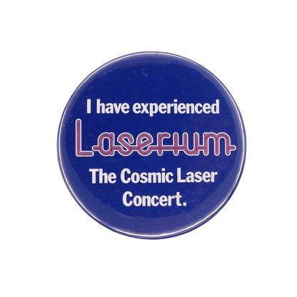 Laserium レザリアム・コンサート ヴィンテージ 缶バッジ 缶バッチ イギリス