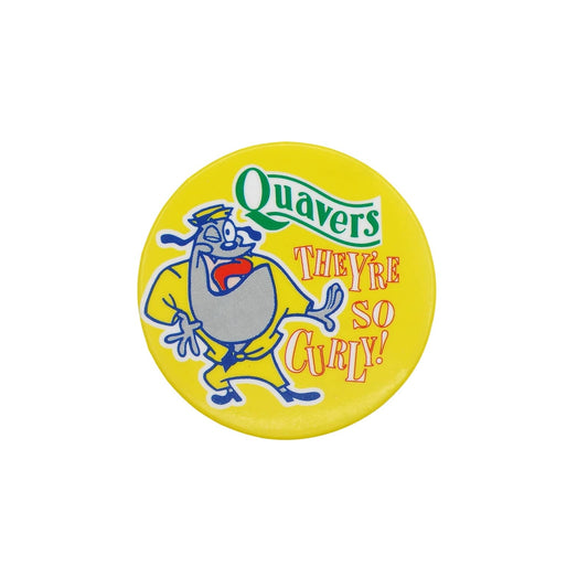 スナック菓子 Quavers 缶バッジ キャラクター 缶バッチ They're So Curly!