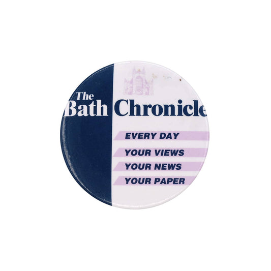 イングランド地方新聞 The Bath Chronicle 缶バッジ 缶バッチ