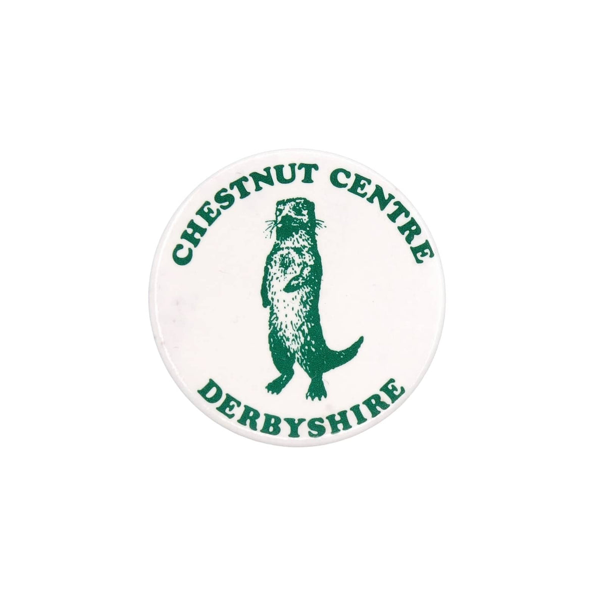 CHESTNUT CENTRE カワウソ 缶バッジ バッチ ビンテージ