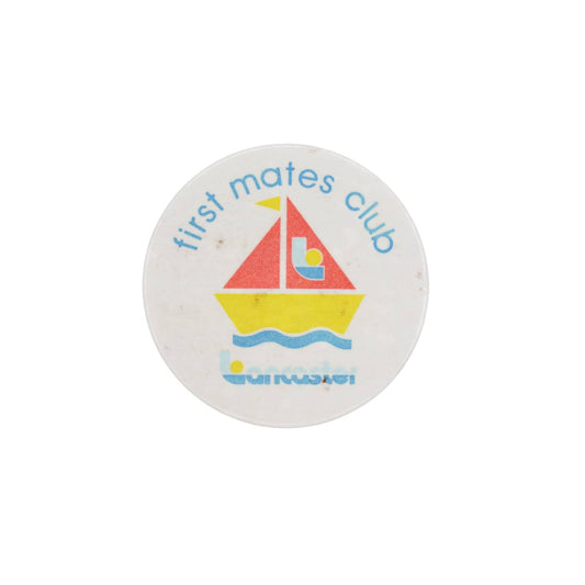 first mates club Lancaster 缶バッジ バッチ ヨット 帆船