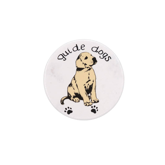 guide dogs 盲導犬 ラブラドール・レトリバー 缶バッジ 缶バッチ