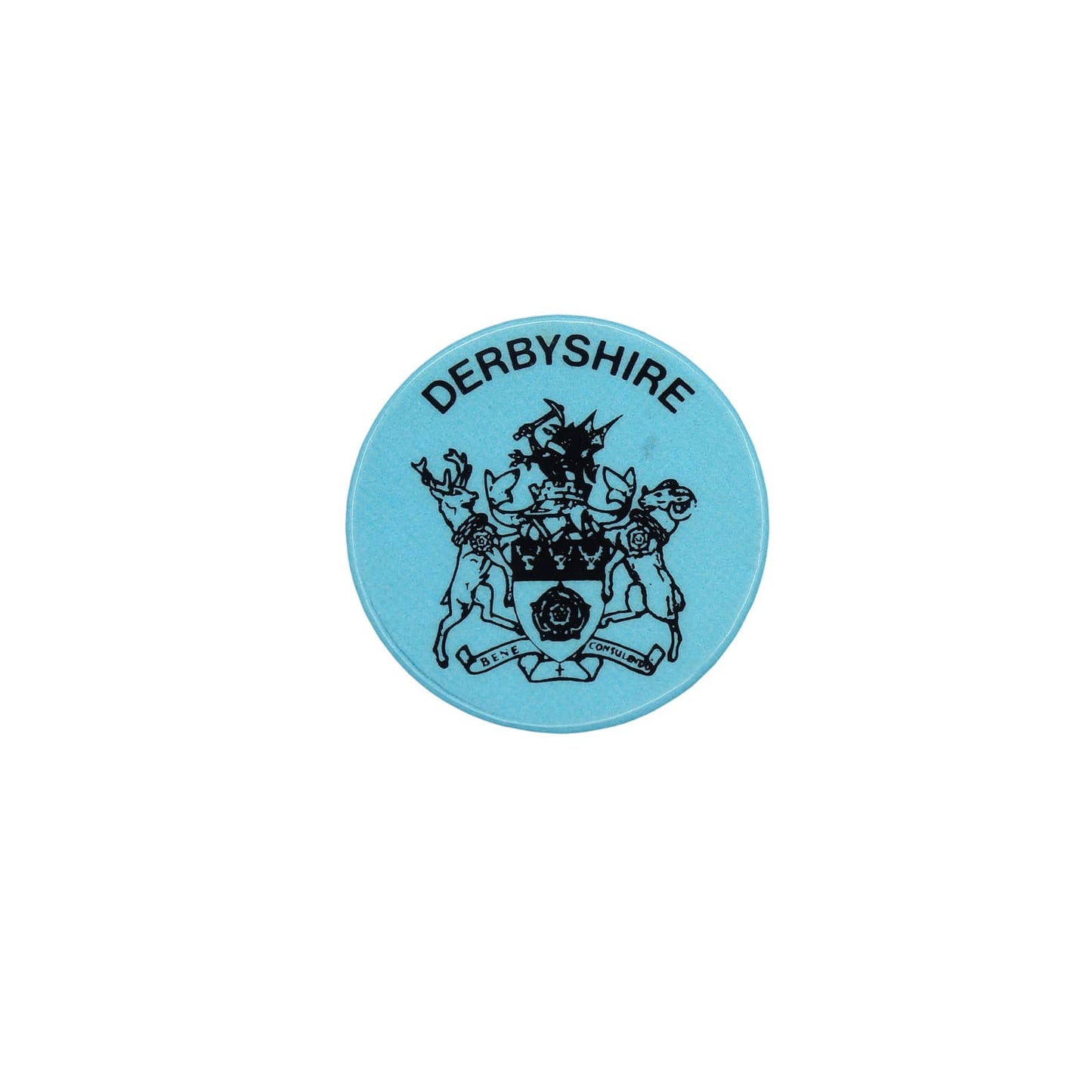 イングランド DERBYSHIRE ダービーシャー 紋章 缶バッジ バッチ