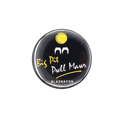 Big Pit Pwll Mawr ビッグ ピット国立石炭博物館 缶バッジ 缶バッチ