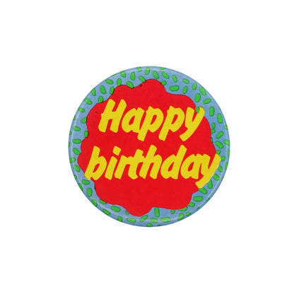 Happy birthday 缶バッジ 缶バッチ 誕生日 1990年