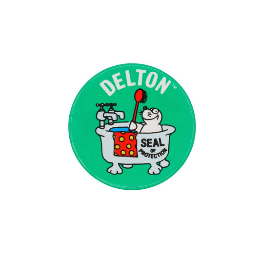 アザラシ DELTON デルトン SEAL OF PROTECTION 缶バッジ バッチ