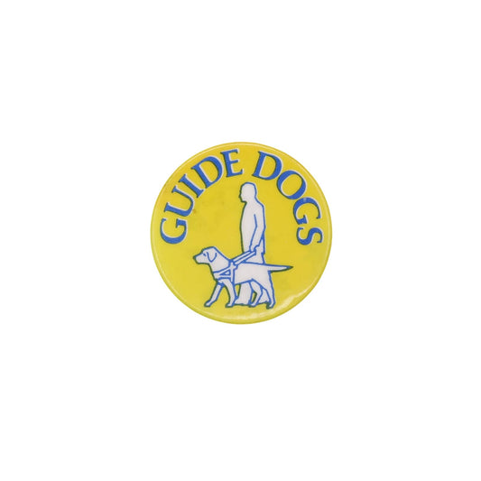 GUIDE DOGS 盲導犬 缶バッジ 缶バッチ
