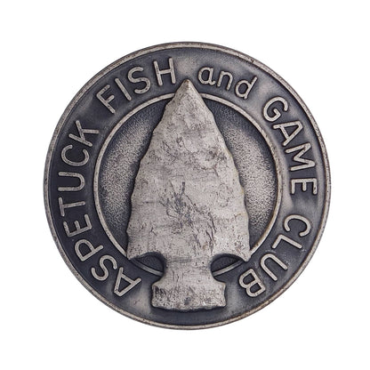 ASPETUCK FISH and GAME CLUB 矢尻 ブローチ