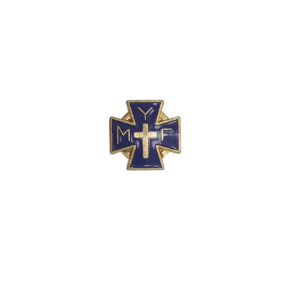 MYF メソジスト青年会 Methodist Youth Fellowship ピンバッジ ブローチ 十字 クロス