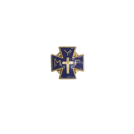 MYF メソジスト青年会 Methodist Youth Fellowship ピンバッジ ブローチ 十字 クロス