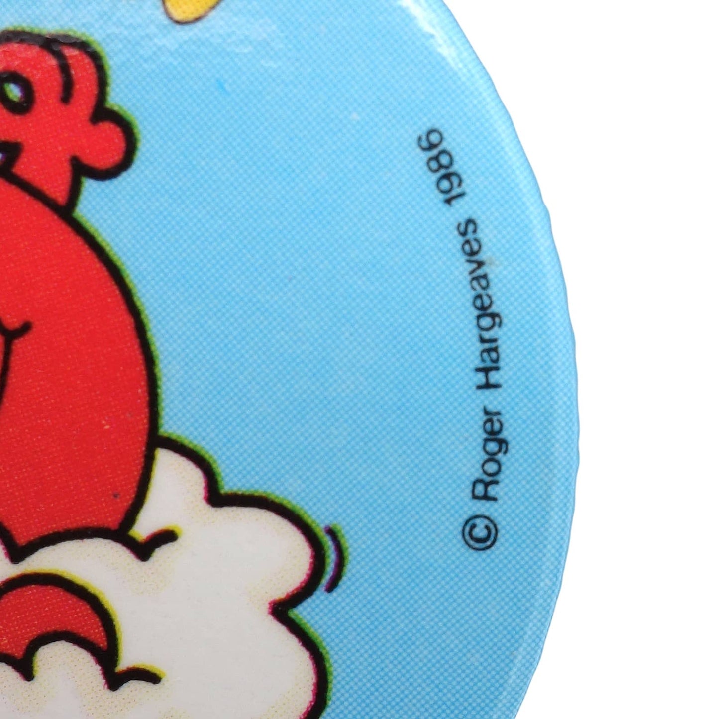 ビンテージ キャラクター 缶バッジ 缶バッチ Mr. SMALL 1986年 ミスターメン Beefeater