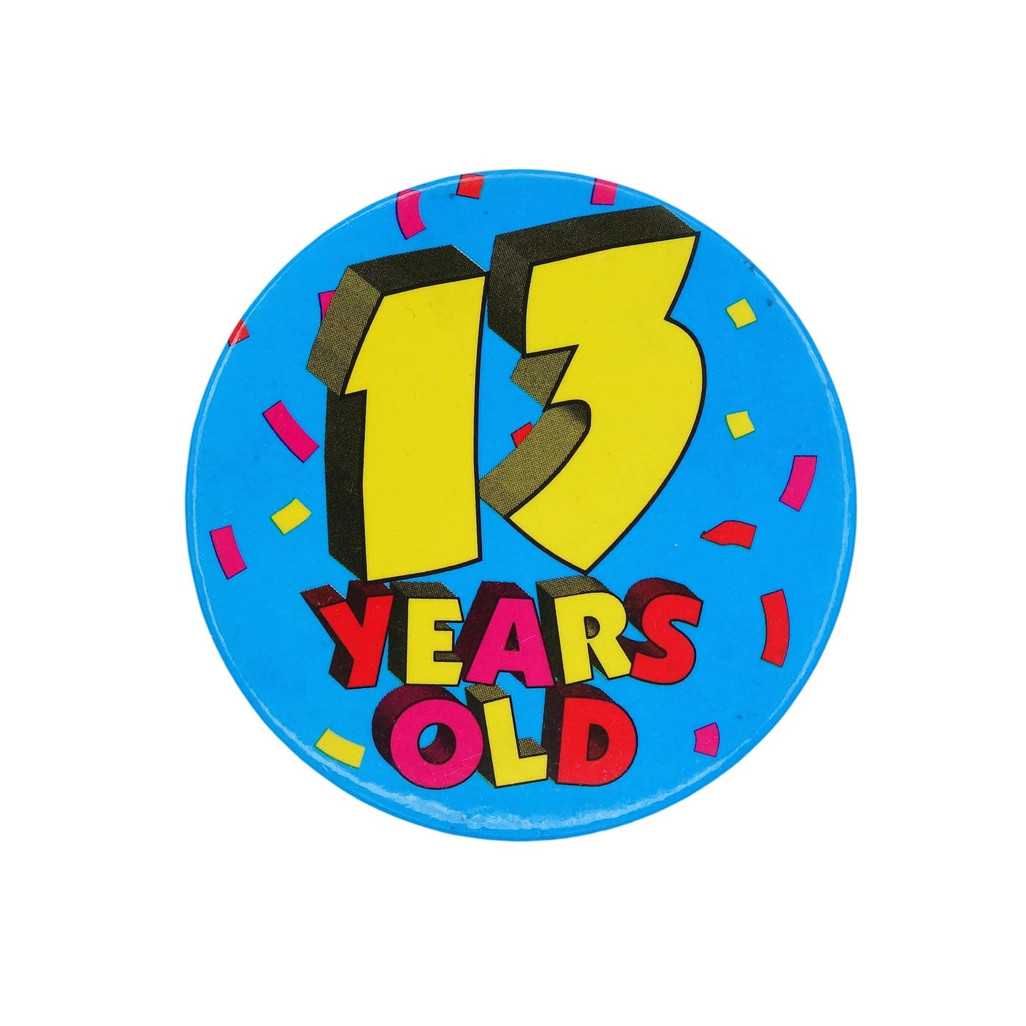 13 YEARS OLD 缶バッジ 缶バッチ 13歳 誕生日