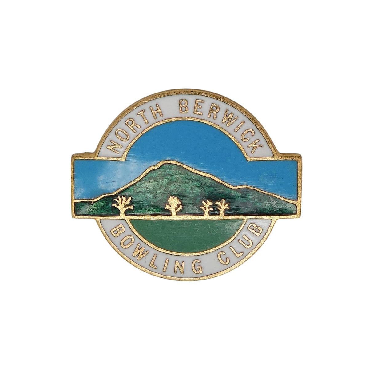 NORTH BERWICK BOWLING CLUB ピンバッジ バッチ 英国 ローンボウルズクラブ H.W. MILLER