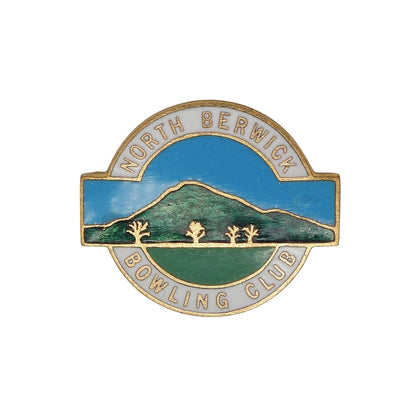 NORTH BERWICK BOWLING CLUB ピンバッジ バッチ 英国 ローンボウルズクラブ H.W. MILLER
