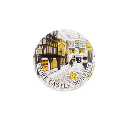 York Castle Museum ヨーク・キャッスル・ミュージアム 缶バッジ ビンテージ 缶バッチ レトロ