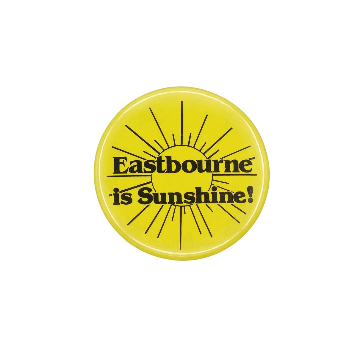 Eastbourne is Sunshine! イーストボーン ビンテージ 缶バッジ 缶バッチ 70's～80's