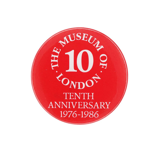 THE MUSEUM OF LONDON ロンドン博物館 1976-1986 10周年記念 ヴィンテージ 缶バッジ