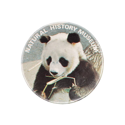 NATURAL HISTORY MUSEUM ロンドン自然史博物館 パンダ ヴィンテージ 缶バッジ 缶バッチ