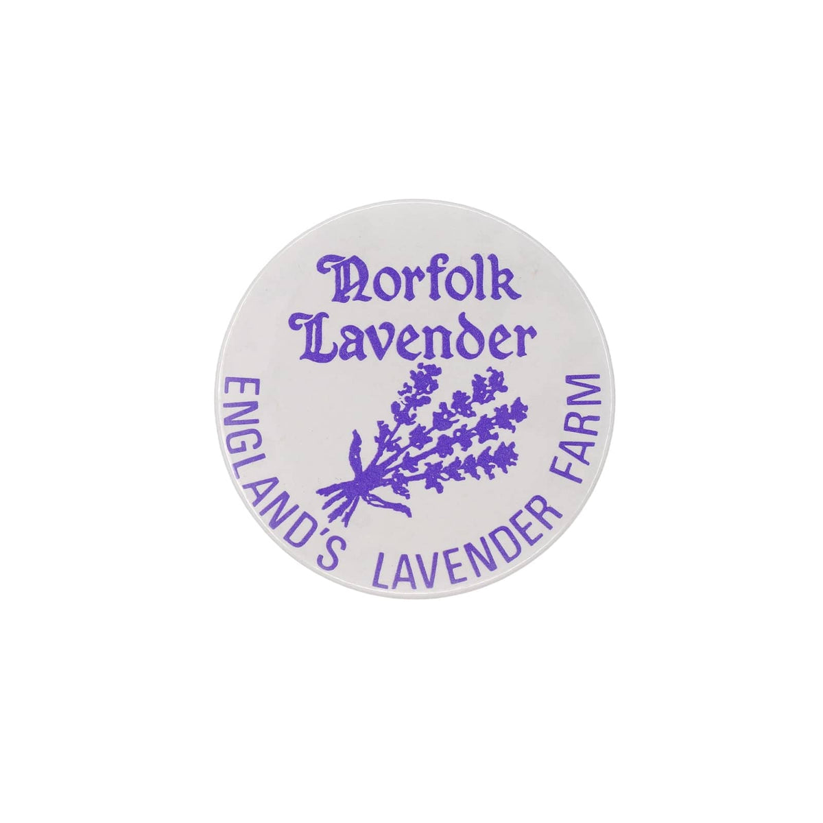 Norfolk Lavender ラベンダー農園 ヴィンテージ 缶バッジ レトロ 缶バッチ