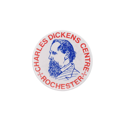 CHARLES DICKENS CENTRE チャールズ・ディケンズ博物館 ヴィンテージ 缶バッジ 缶バッチ レトロ 文豪
