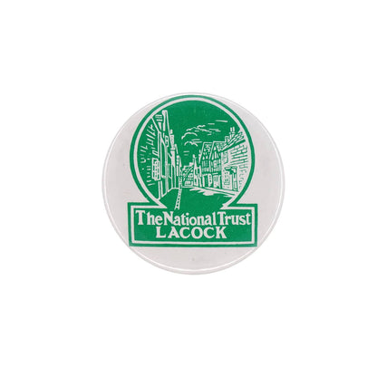 イギリス The National Trust ナショナル・トラスト LACOCK レイコック レトロ 缶バッジ ビンテージ 缶バッチ