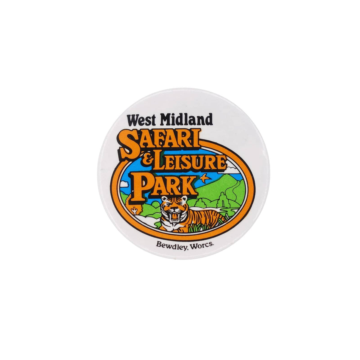 英国 West Midland SAFARI & LEISURE PARK サファリパーク ヴィンテージ 缶バッジ 缶バッチ