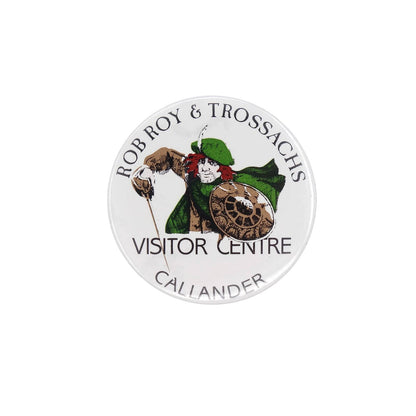英雄 ロブ・ロイ ROB ROY & TROSSACHS VISITOR CENTRE CALLAN ヴィンテージ 缶バッジ バッチ