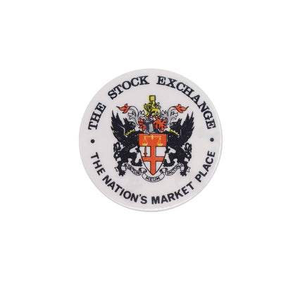 LONDON STOCK EXCHANGE ロンドン証券取引所 缶バッジ レトロ 缶バッチ