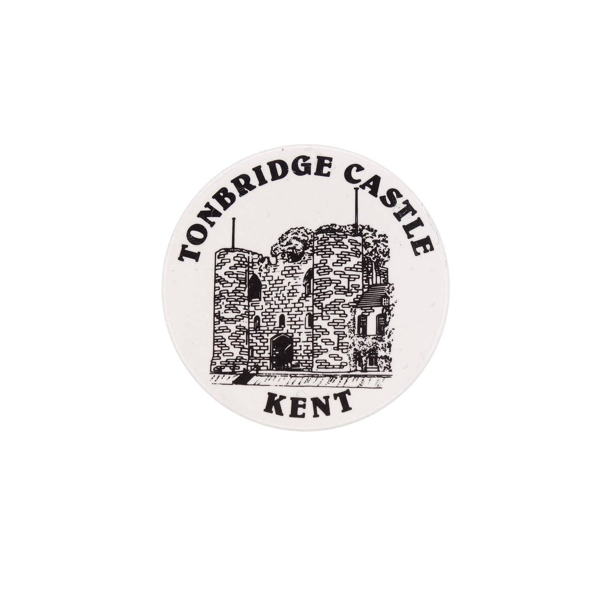 TONBRIDGE CASTLE トンブリッジ城 缶バッジ ヴィンテージ 缶バッチ レトロ