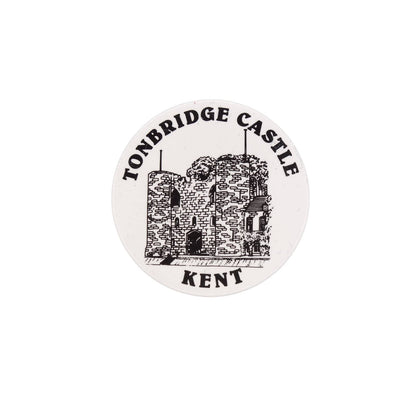 TONBRIDGE CASTLE トンブリッジ城 缶バッジ ヴィンテージ 缶バッチ レトロ