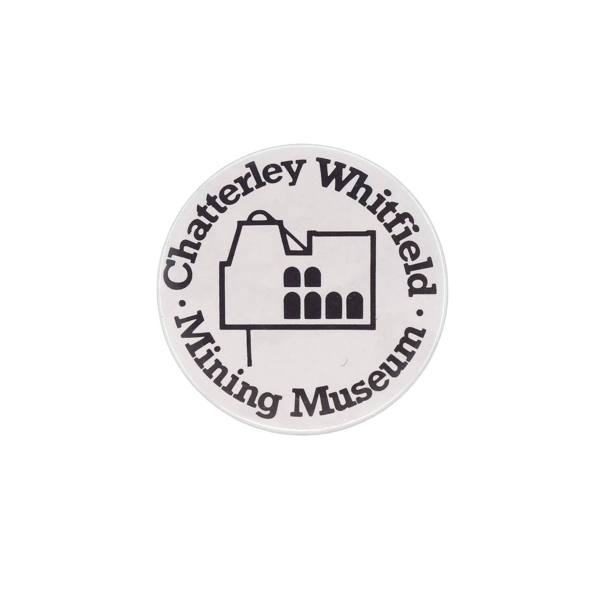 Chatterley Whitfield Mining Museum 缶バッジ ビンテージ 缶バッチ イギリス