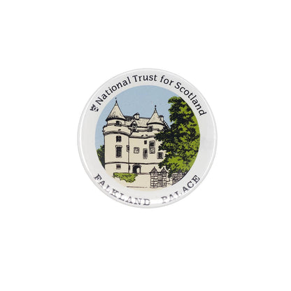 NATIONAL TRUST ナショナル・トラスト フォークランド宮殿 ビンテージ 缶バッジ バッチ FALKLAND PALACE