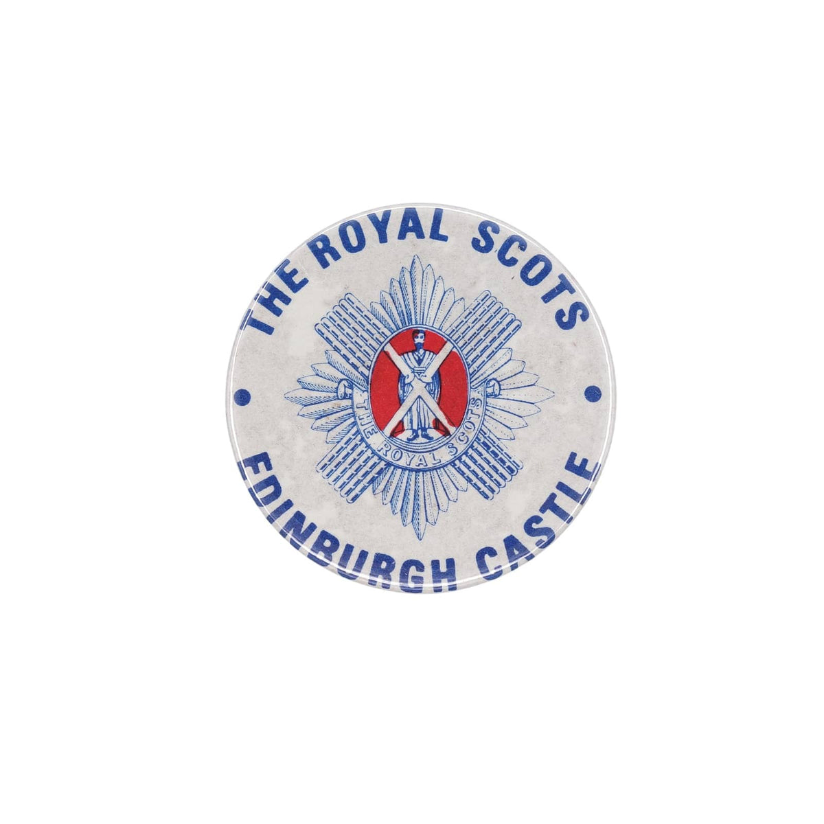 THE ROYAL SCOTS ロイヤル・スコッツ連隊 ヴィンテージ 缶バッジ EDINBURGH CASTLE