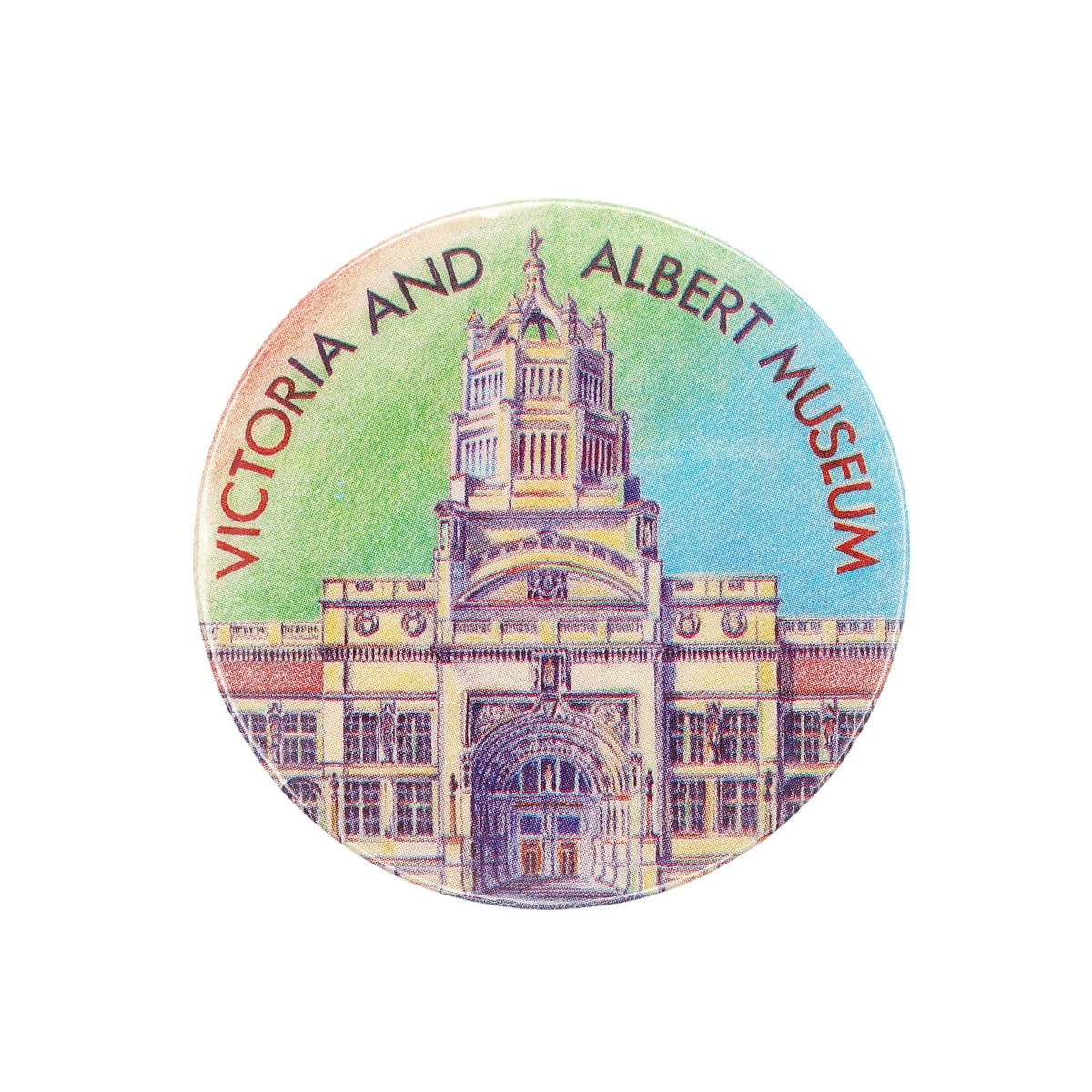 英国 VICTORIA AND ALBERT MUSEUM ヴィクトリア&アルバート博物館 缶バッジ