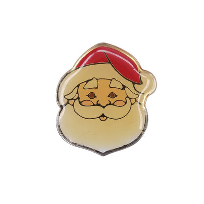 CURRENT サンタクロース レトロ ピンバッジ ブローチ クリスマス ビンテージ