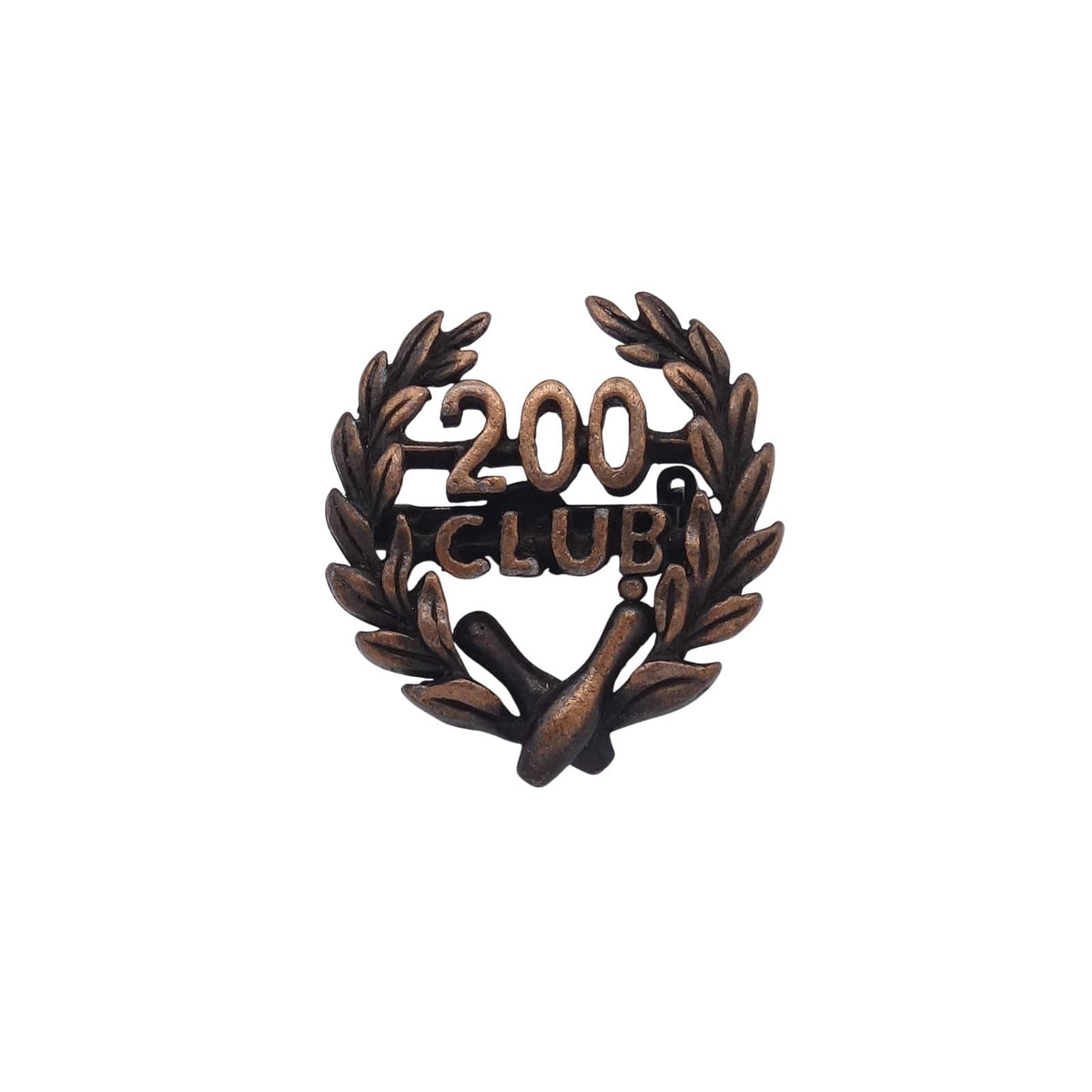 200 CLUB ボウリング ブローチ レトロ ピンバッジ