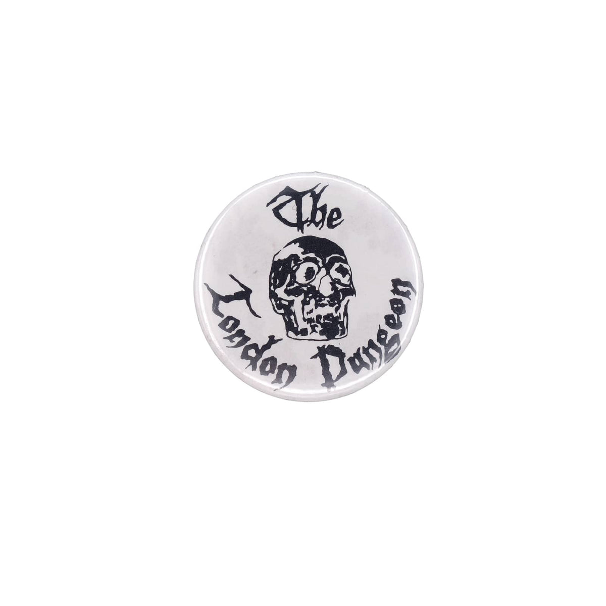 スカル The London Dungeon ザ・ロンドン・ダンジョン 80's ヴィンテージ 缶バッジ 缶バッチ ホラーアトラクション