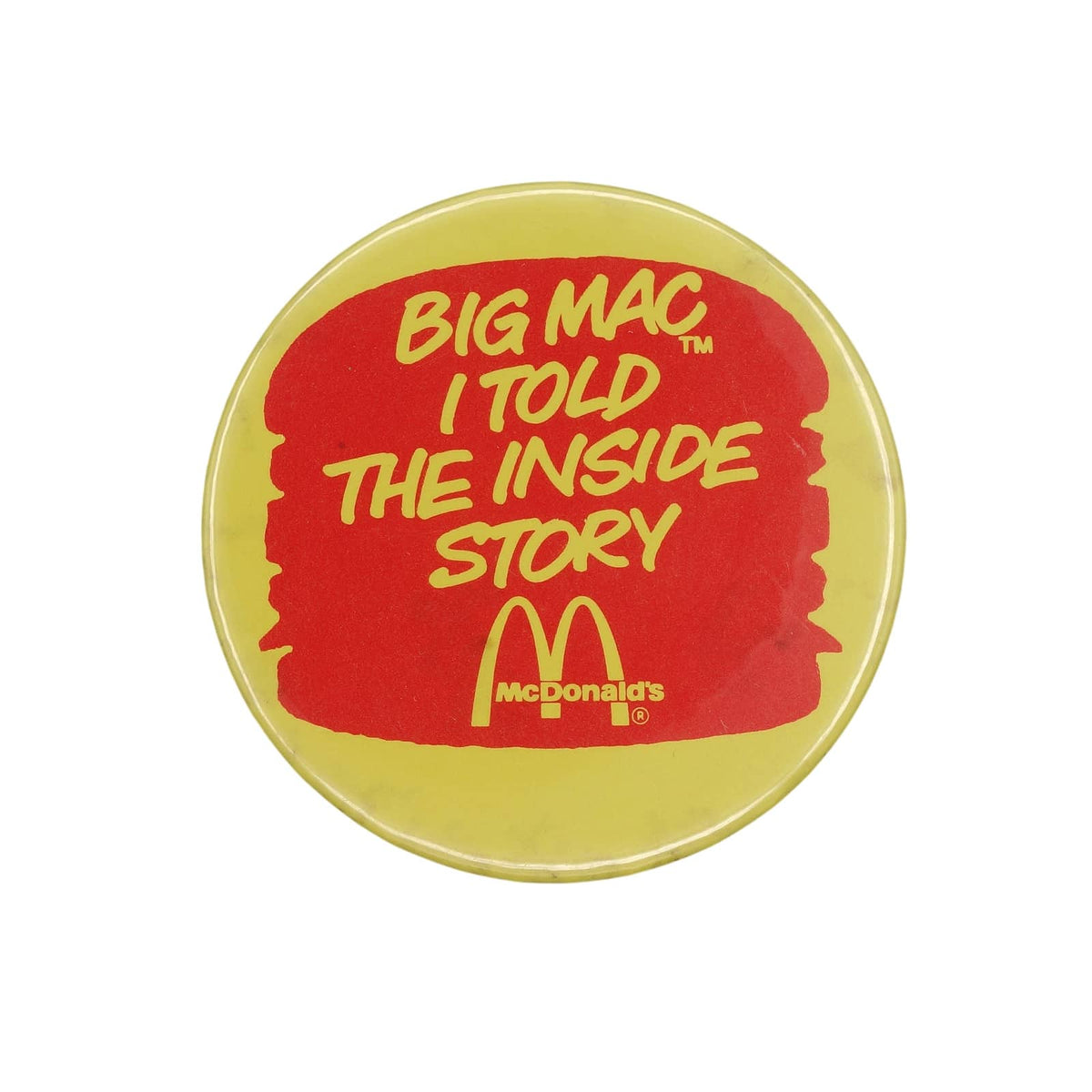 McDonald's マクドナルド BIG MAC ビッグマック 80's ヴィンテージ 缶バッジ レトロ 缶バッチ