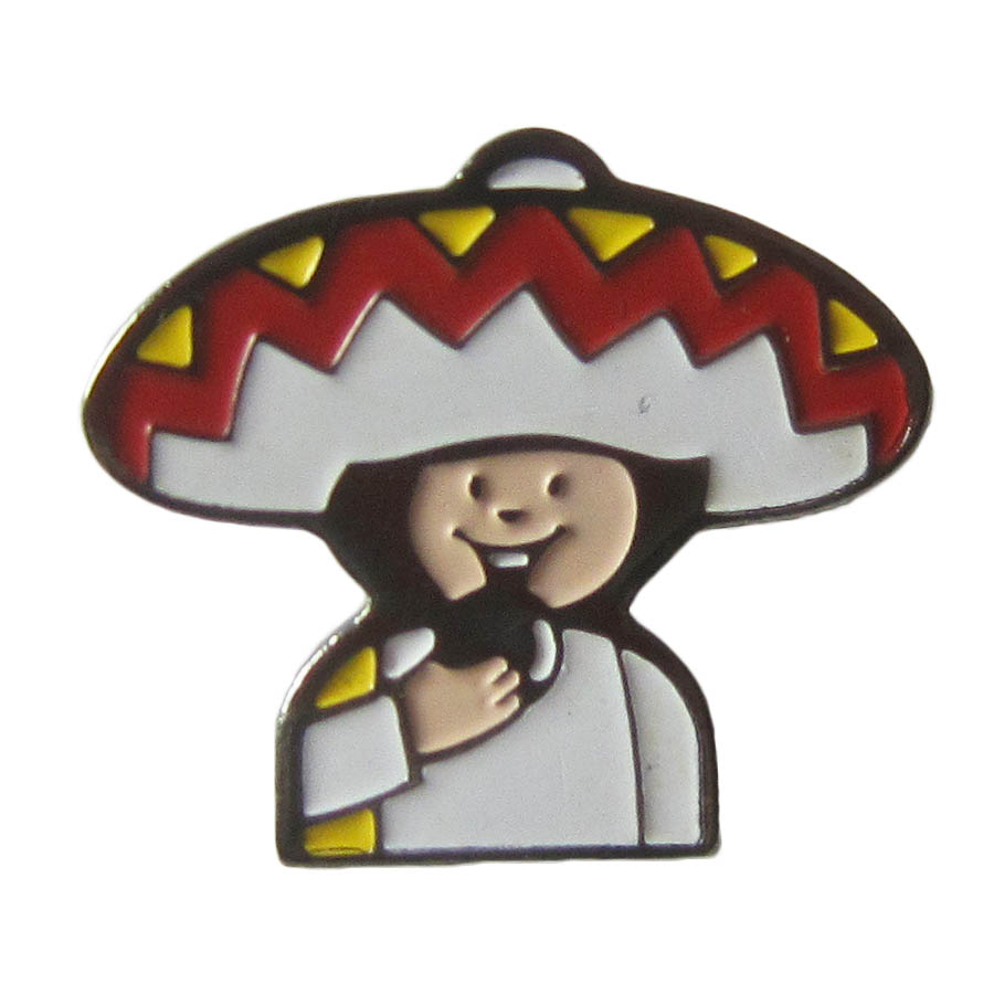 ピンズ 製菓会社 pepito メキシカン 男の子 レトロ ピンバッジ