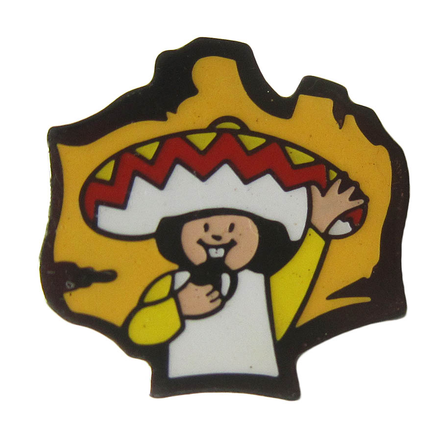 ピンズ 製菓会社 pepito メキシカン 男の子C 留め具付き