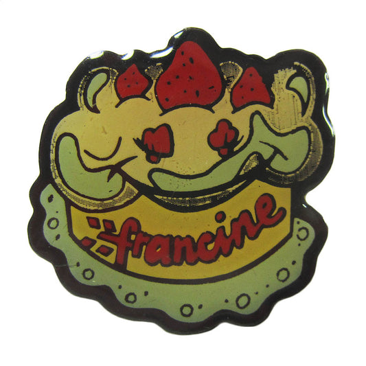 ピンズ francine ショートケーキ ピンバッジ レトロ