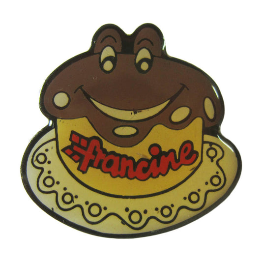 ピンズ francine カップケーキ ピンバッジ レトロ