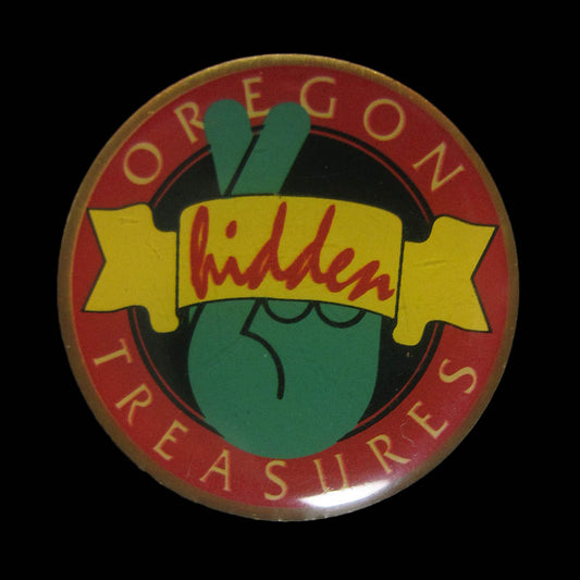 ピンズ OREGON  hidden TREASURES 留め具付き