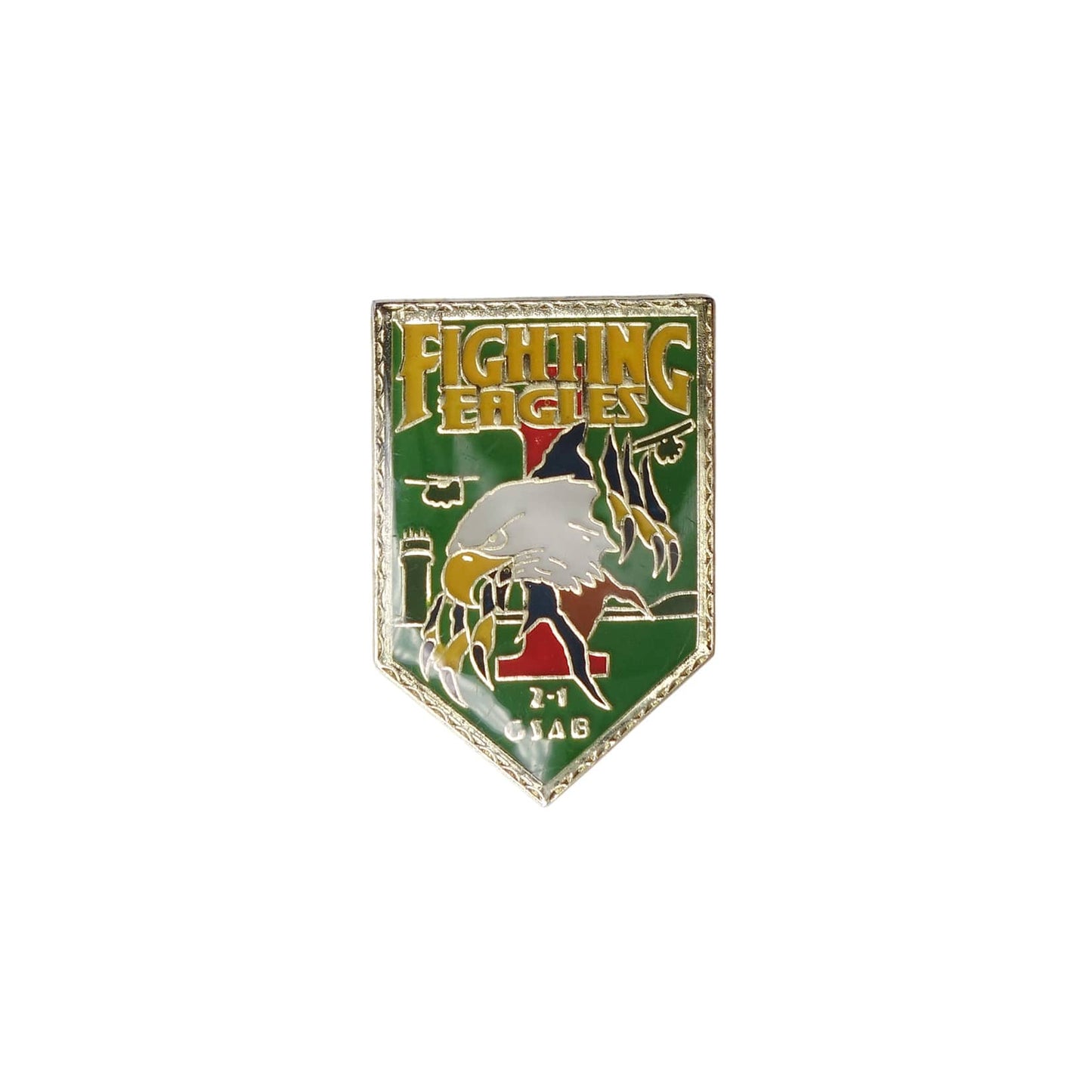 FIGHTING EAGLES ファイティング・イーグルス 2-1 GSAB ピンズ ミリタリー
