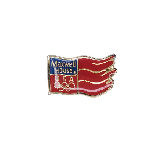 USA オリンピックチーム スポンサー Maxwell House ピンズ 五輪