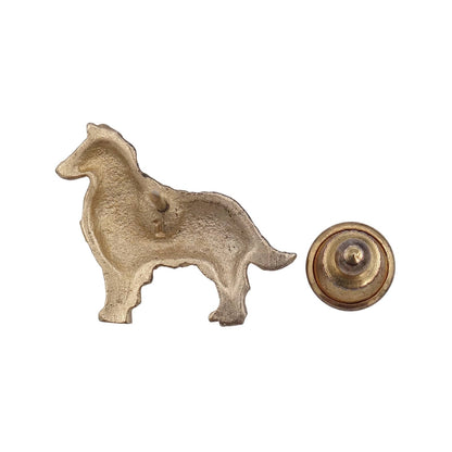 コリー 犬 ピンズ 金色 動物
