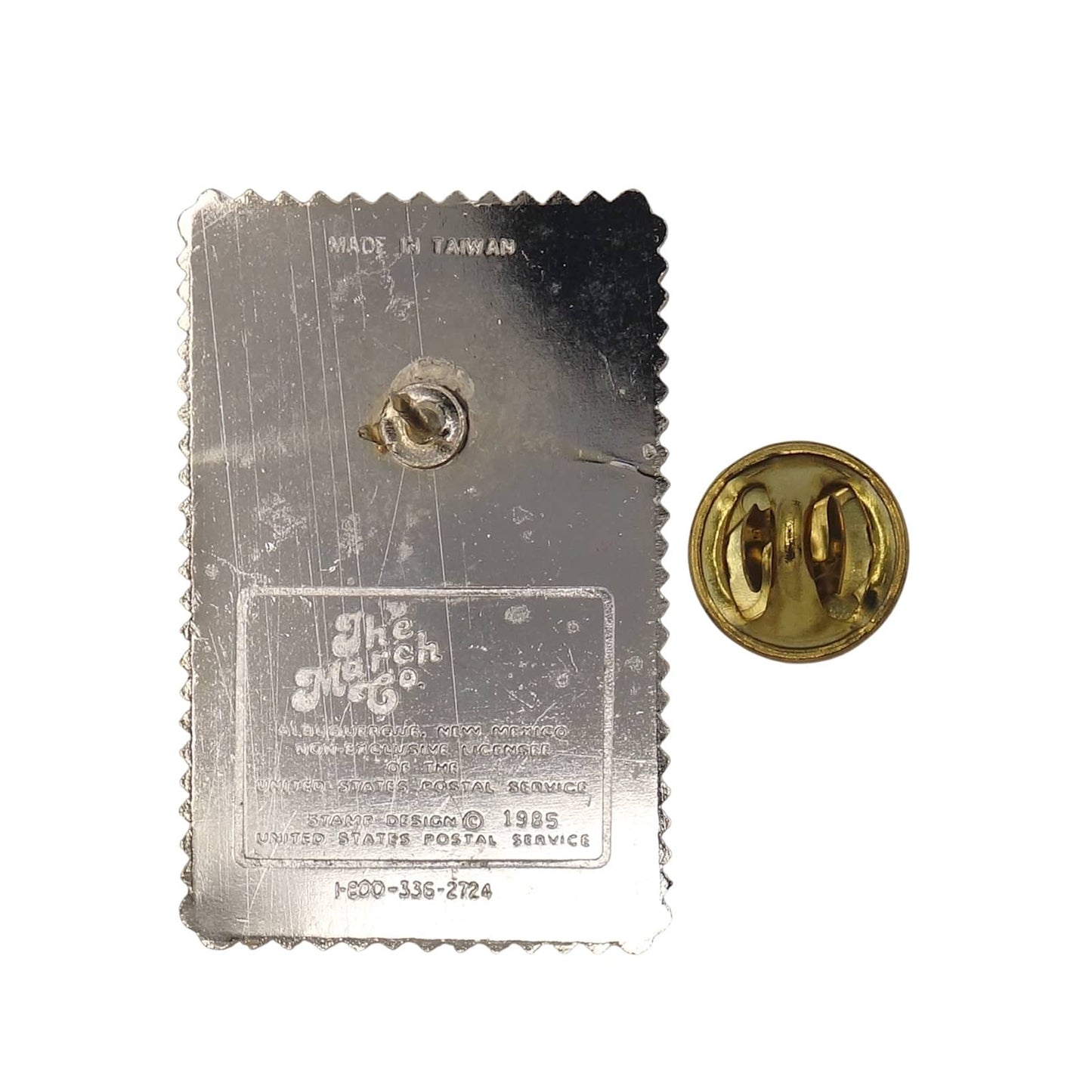 LOVE 犬 USA 22c 切手型 ピンズ